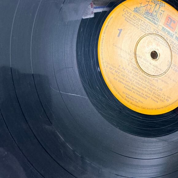 Neil Young Crazy Horse Live Rust Tour‎ LP Vinyl Record 1979 Reprise Records - Picture 10 of 10